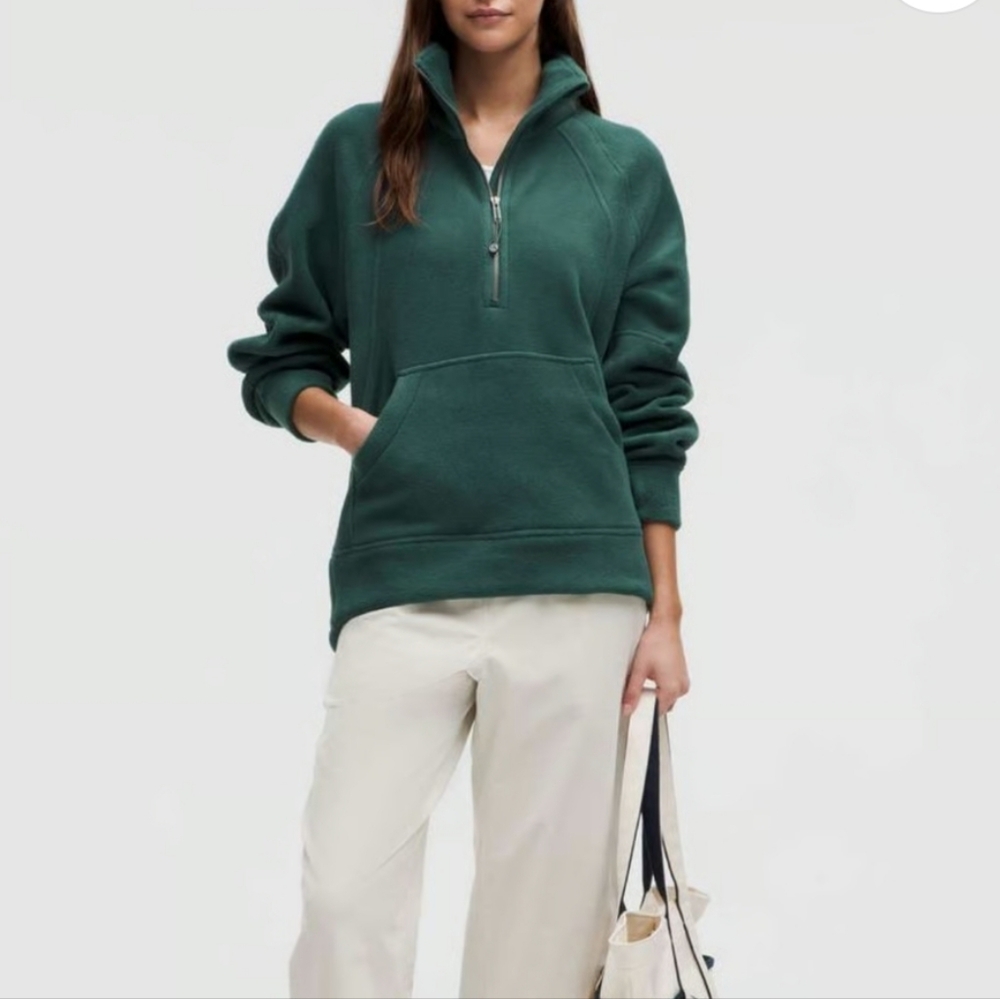 Lululemon Scuba Oversized Funnel-Neck Half Zip Size M/L